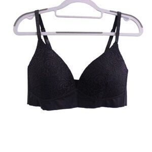 Prima Valentina Women's Wire Free Lace Bra Black Size 36C HYT891197